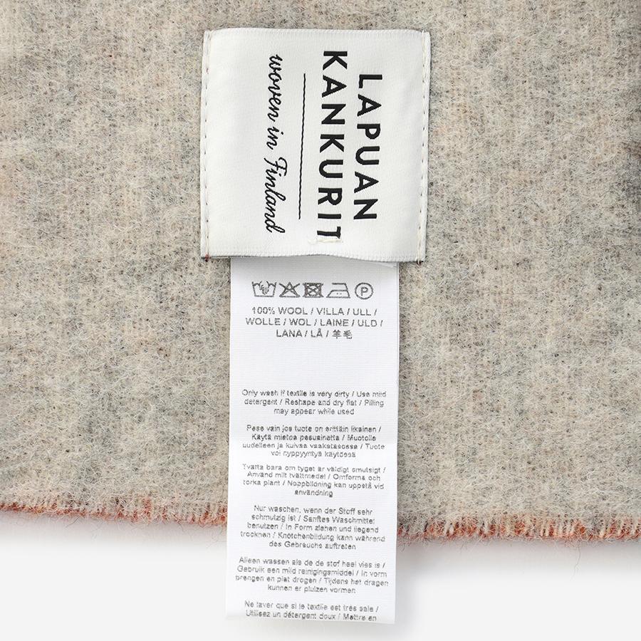 LAPUAN KANKURIT | PUNOS blanket 130 x 180cm white-beige-black