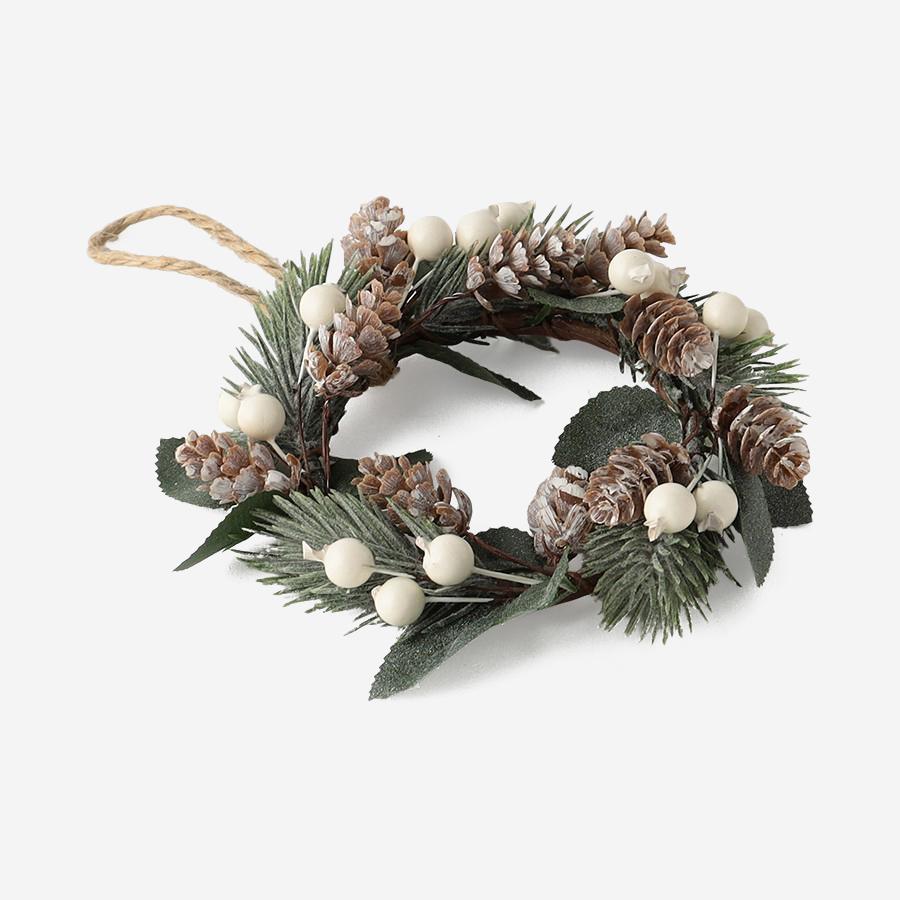 ナチュラルリース ホワイト グリーン ナチュラルリース R13cm ホワイト/グリーン｜【公式】ACTUS online