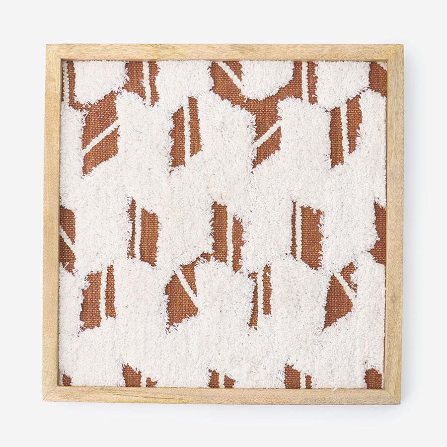 アクタス　絵 TERRAIN ウォールアート ブラウン/ホワイト 43.3 x 43.3cm｜【公式