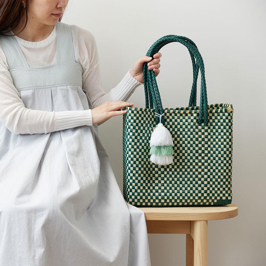 ❤️ACTUS✖️LETRA❤️メルカドバッグ ❤️コラボ❤️新品❤️ Letra 公式| かごバッグ | 手編み| メルカドバッグ