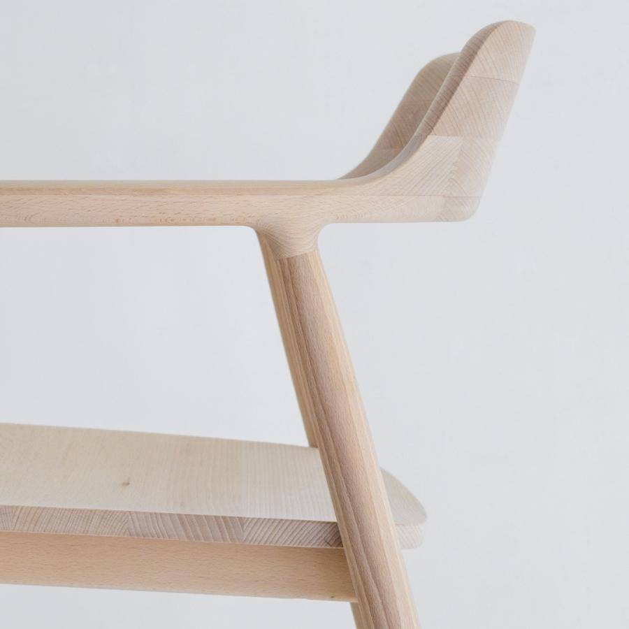 数量限定］maruni | HIROSHIMA natural アームチェア ホワイトオーク材