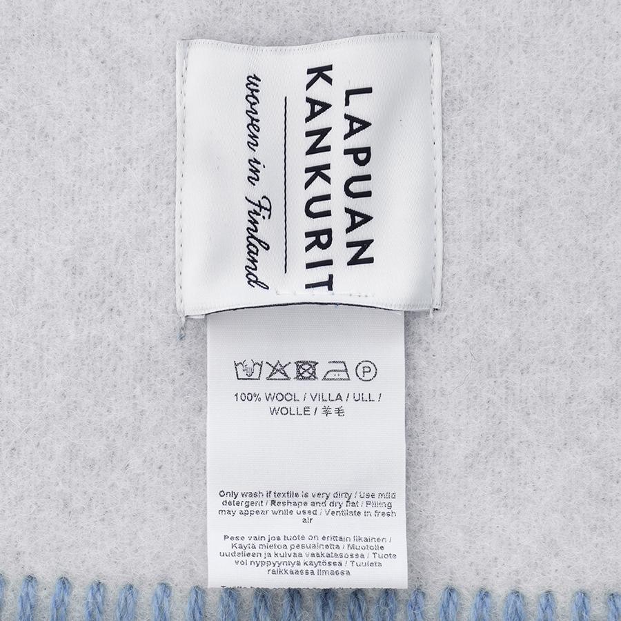 LAPUAN KANKURIT | KAAMOS blanket 100 x 150cm white-woad