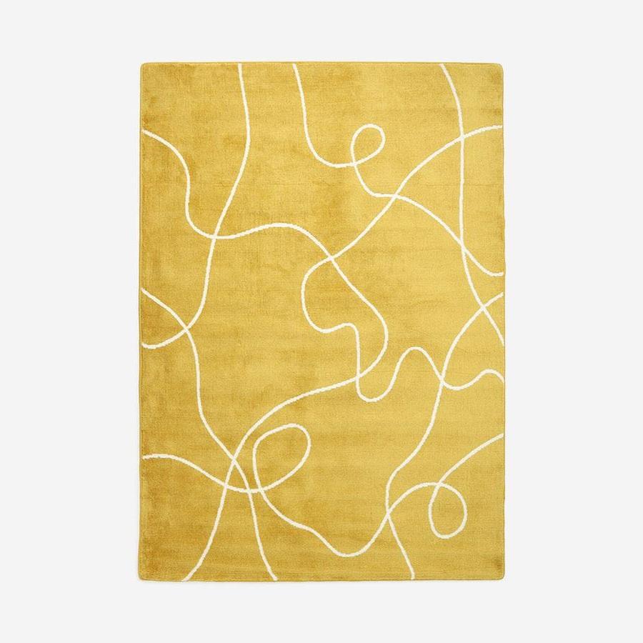 FITTEN ラグ 140 x 200cm イエロー｜【公式】ACTUS online｜家具