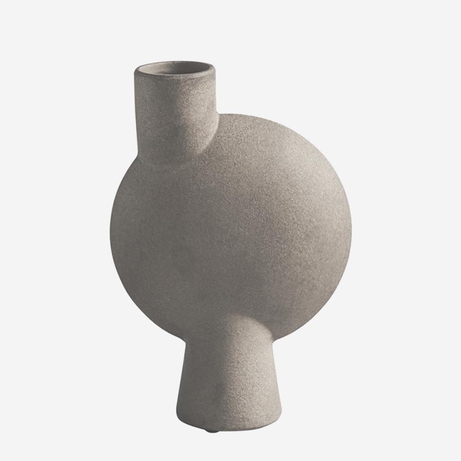 101 COPENHAGEN | Sphere Vase Bubl Medio Taupe｜【公式】ACTUS