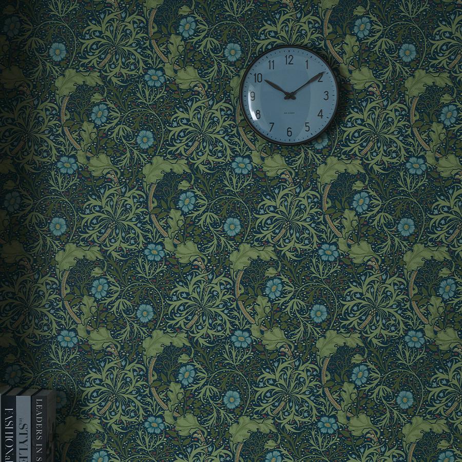 ARNE JACOBSEN STATION ウォールクロック ROYAL BLUE 290mm