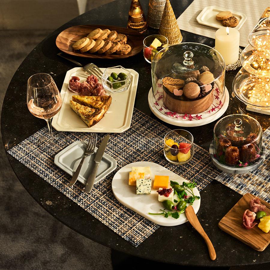 MARBLE フラットトレイ ホワイト｜【公式】ACTUS online｜家具