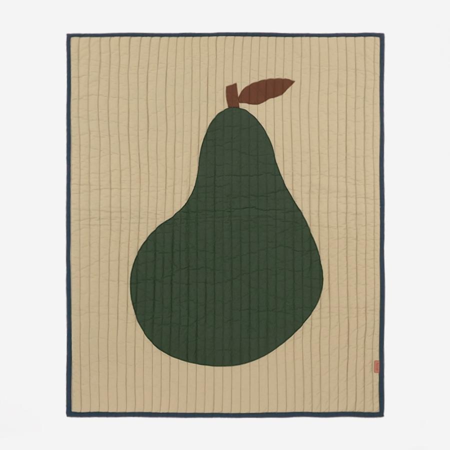 ferm LIVING | Quilted Blanket 洋ナシ 110×80cm｜【公式】ACTUS ...