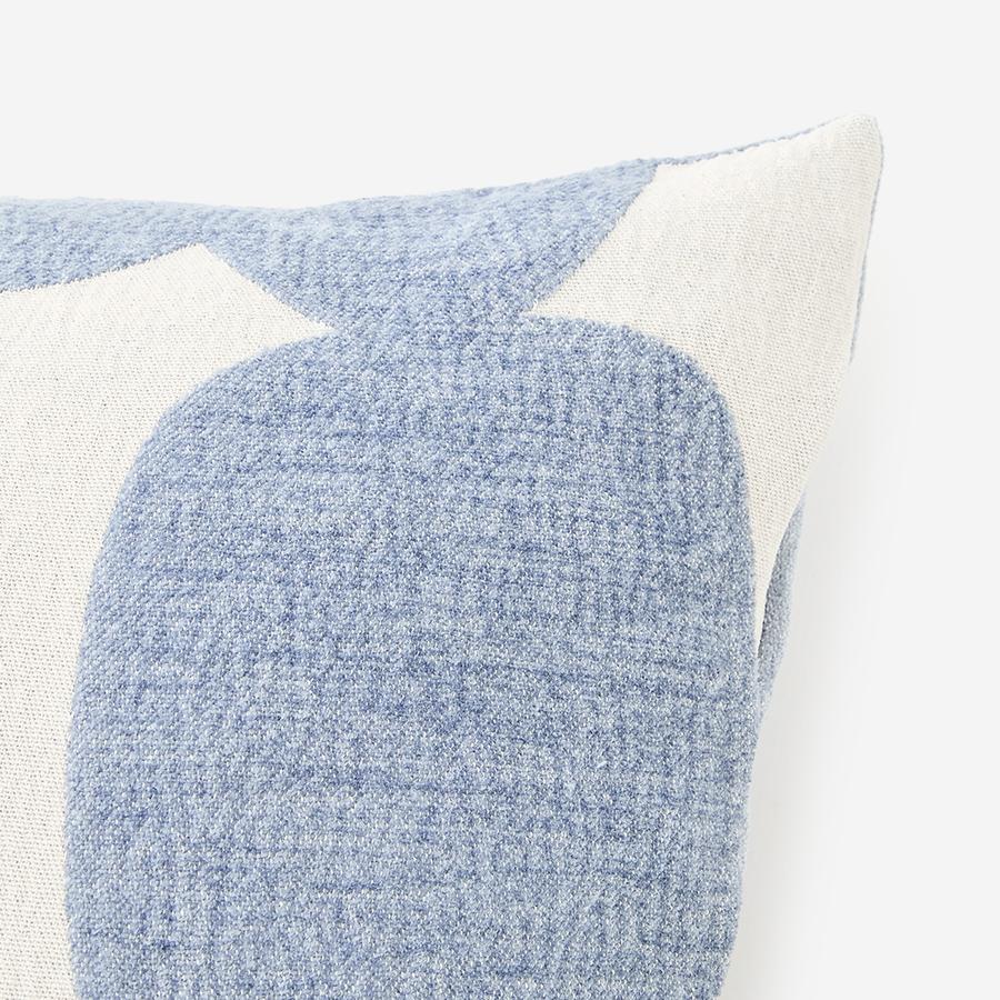 装飾クッションカバー 1 枚 45 x 45 cm ブルーとホワイト LISSE クッションカバー 45cm角 ブルー｜【公式】ACTUS online