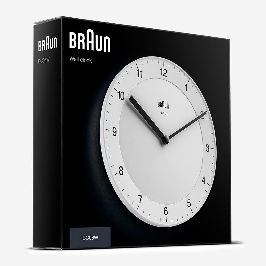 BRAUN | BC06W Wall Clock ホワイト｜【公式】ACTUS online｜家具