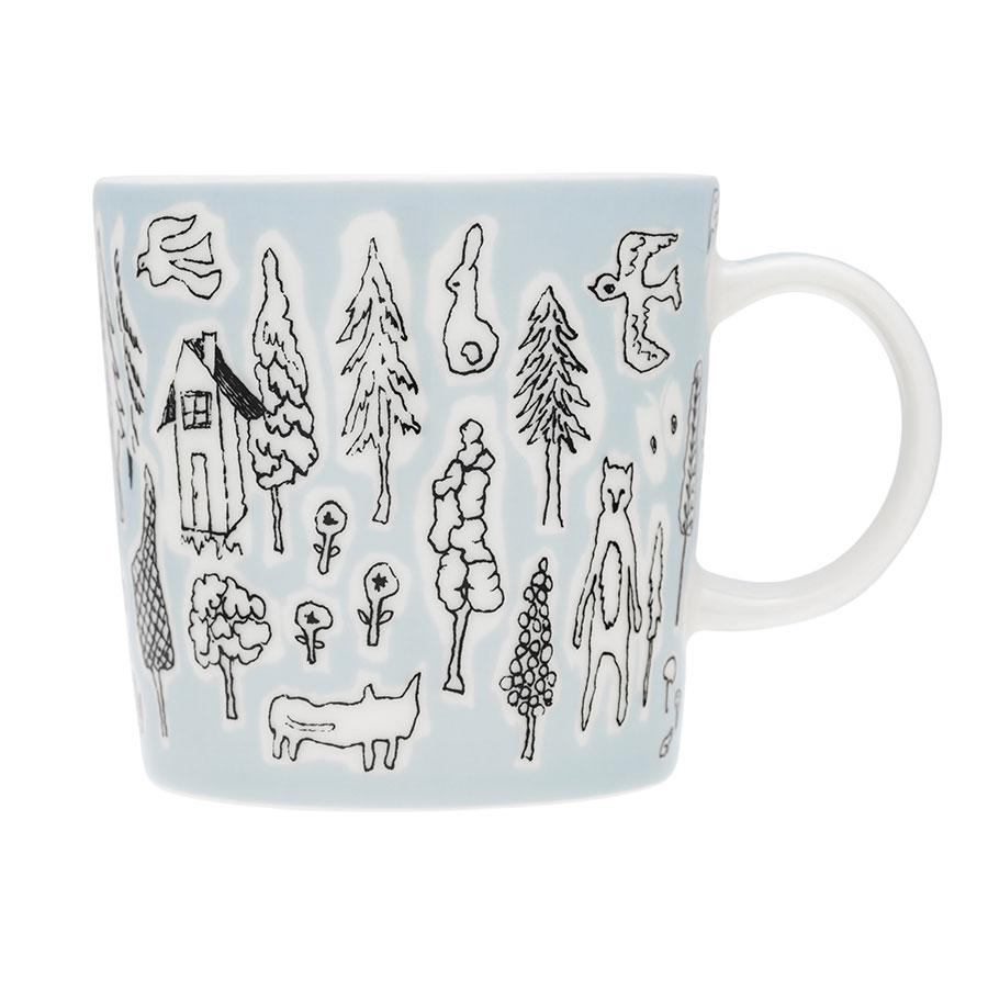 iittala x mina perhonen | forest life マグ 300ml ライトグレー｜【公式】ACTUS  online｜家具・インテリア・雑貨の通販