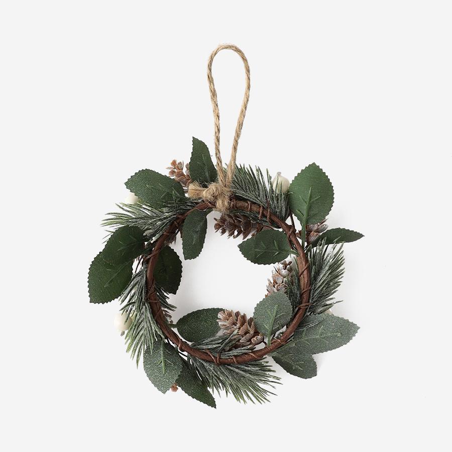 ナチュラルリース R13cm ホワイト/グリーン｜【公式】ACTUS online