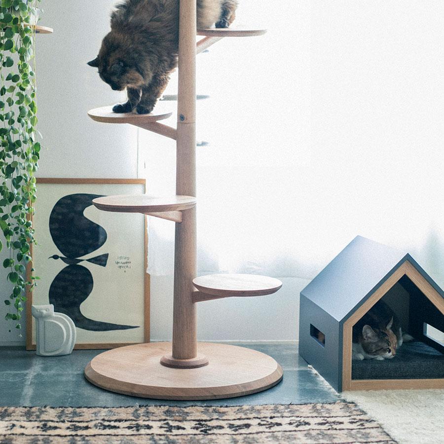 【ほぼ未使用】&CATキャットタワーKINOBORI / cat tower &CAT | KINOBORI cat tower｜【公式】ACTUS online｜家具