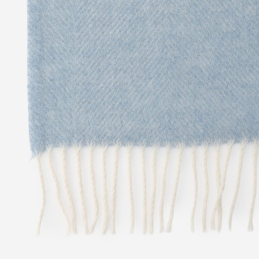 LAPUAN KANKURIT | ARVO blanket 130 x 180cm+fringes white