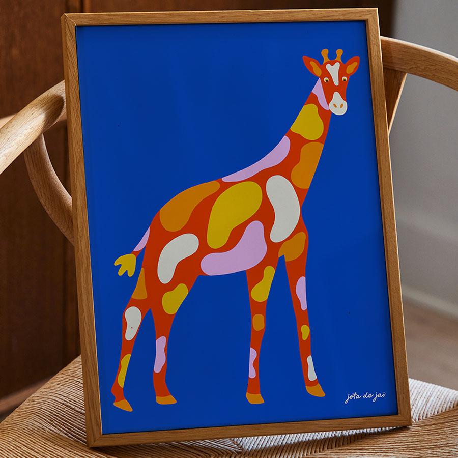 Paper Collective | Giraffe / FRAME OAK 30 x 40cm｜【公式