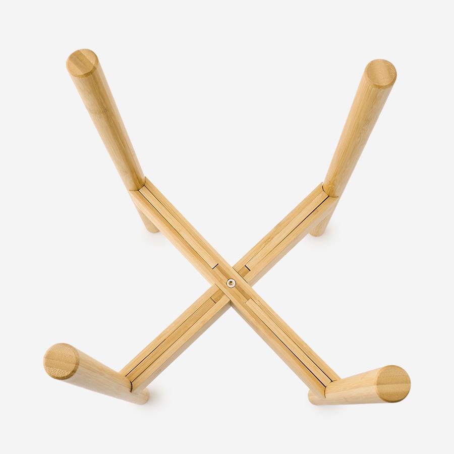 YAMATEI | ウッドスタンド 可動式 Lサイズ ナチュラル（内寸28cm