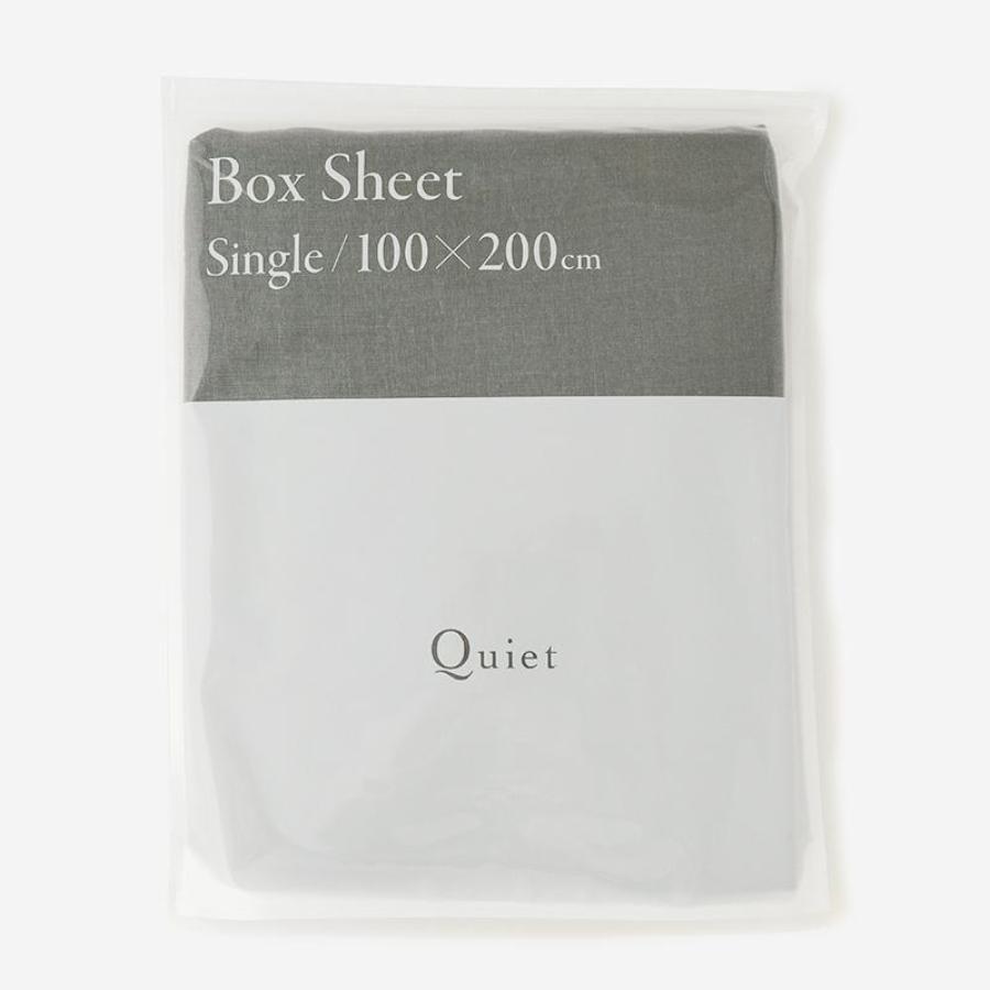 Quiet | WASH LINEN フィットシーツ SMOKE｜【公式】ACTUS online