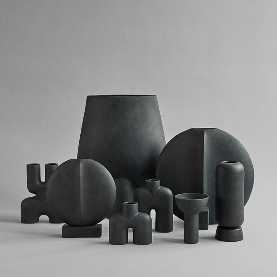 101 COPENHAGEN | Block Vase Mini Black｜【公式】ACTUS online｜家具
