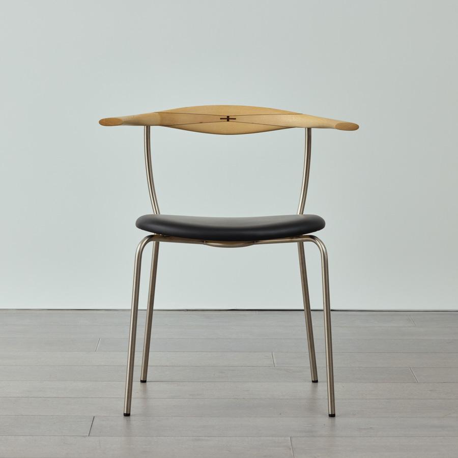 ダイニングチェア PP Mobler PP701 PP MOBLER｜PP701チェア アッシュソープフィニッシュ/ELMO ブラック