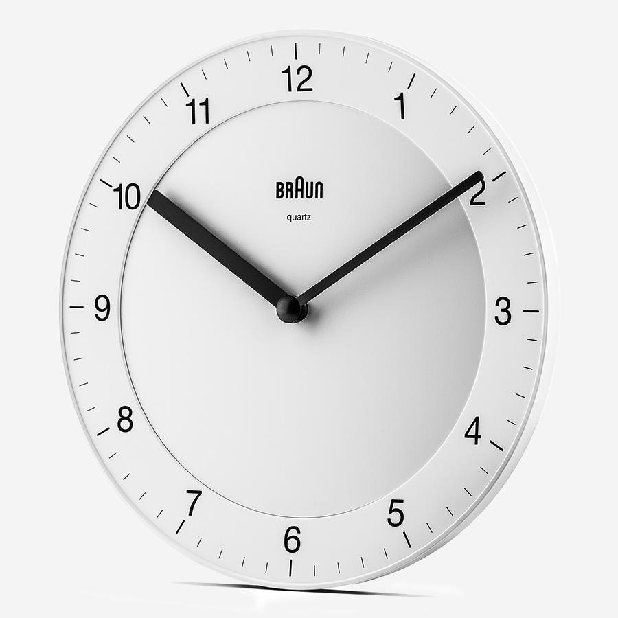 BRAUN | BC06W Wall Clock ホワイト｜【公式】ACTUS online｜家具