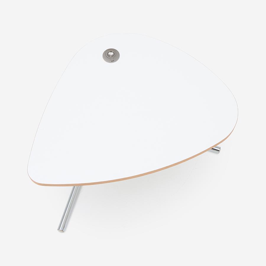 数量限定］TECTA | K22 サイドテーブル アッシュ材ホワイトxチェリー