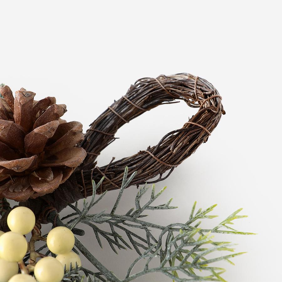 クリスマスを彩るスワッグ　brown ver. クリスマス スワッグ｜【公式】ACTUS online｜家具・インテリア・雑貨