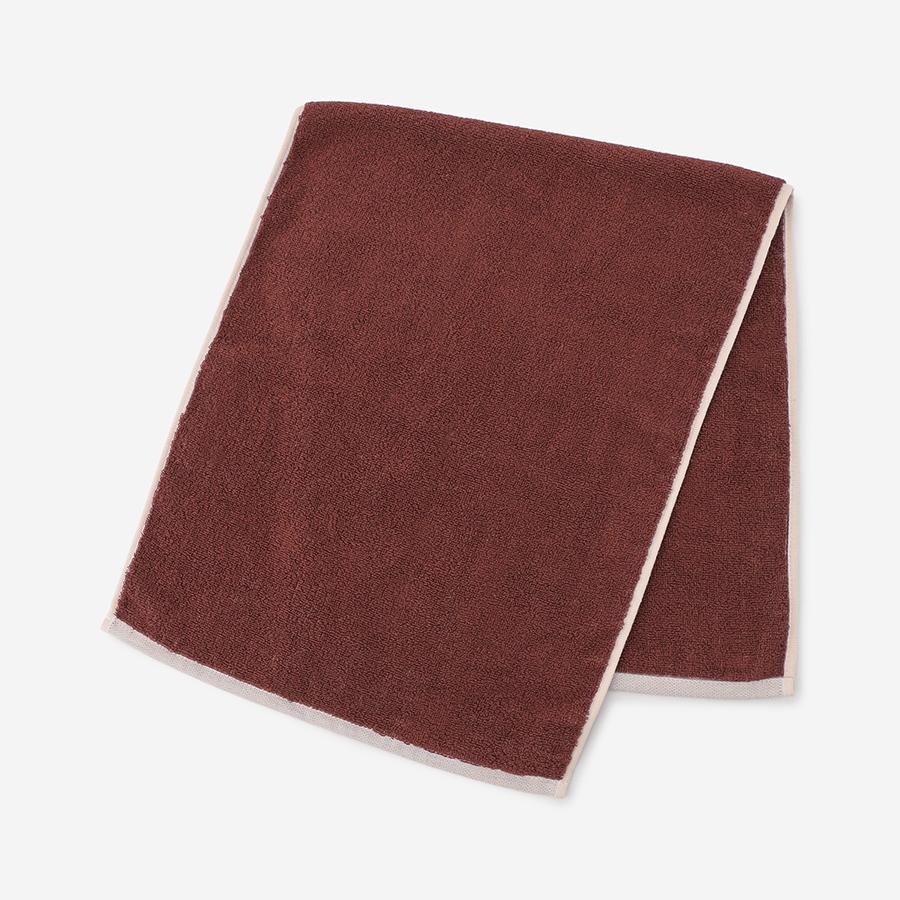 PLAIN フェイスタオル 34 x 80cm レッド｜【公式】ACTUS online｜家具