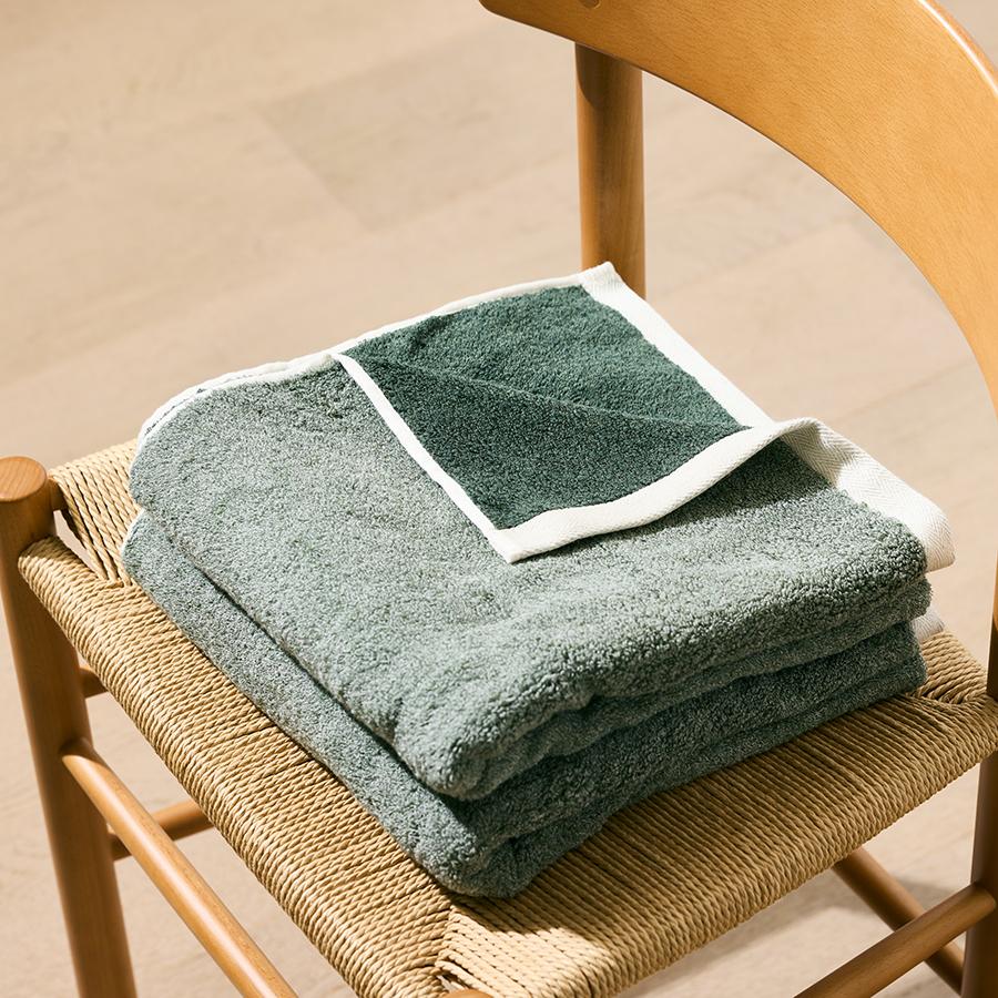 SOU feel バスタオル PLAIN 60×120cm フォレストグリーン｜【公式