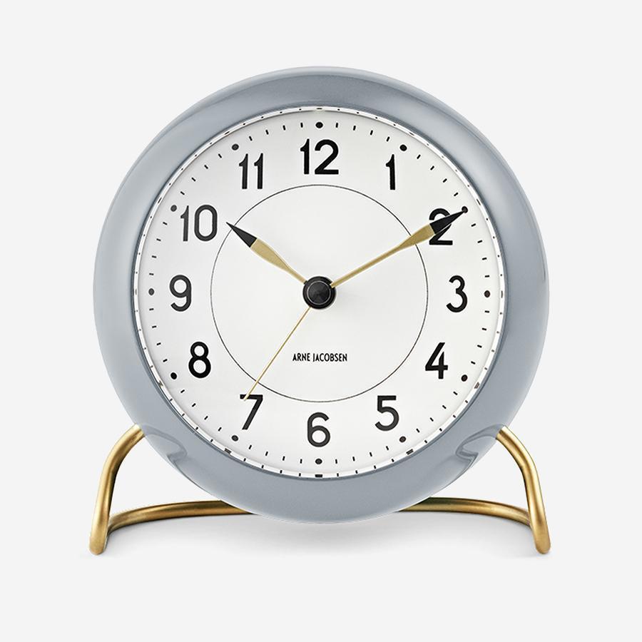 ARNE JACOBSEN STATION テーブルクロック GRAY｜【公式】ACTUS online
