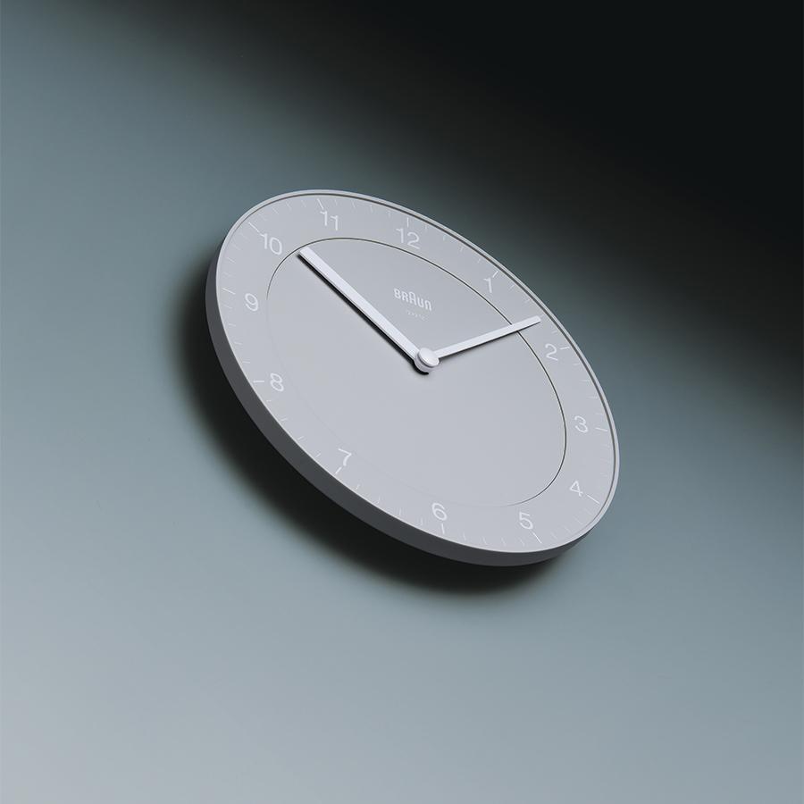 ほぼ新品⭐︎BRAUN Wall lock BC17G 壁掛け時計　グレー BRAUN / Wall Clock BC17G | ブラウン/ウォールクロック/壁掛け