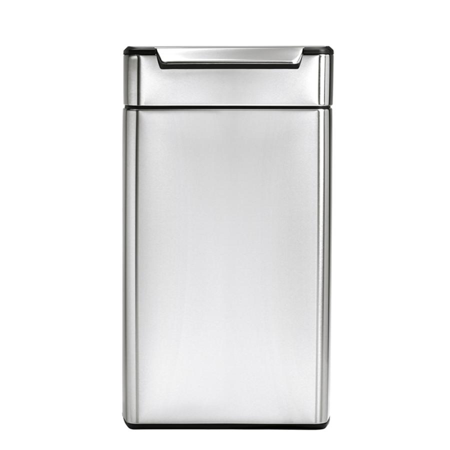 simplehuman レクタンギュラータッチバーカン 40L シルバー｜【公式