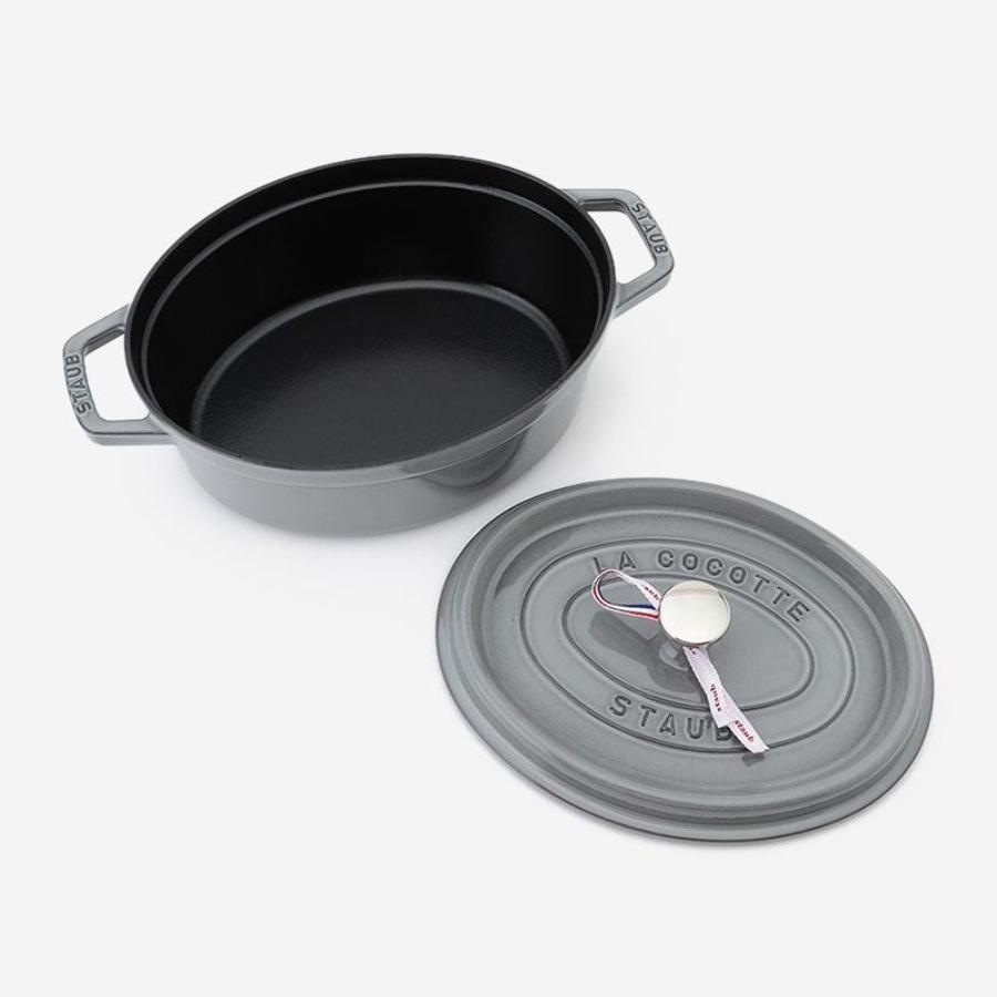 STAUB ピコ・ココット オーバル 27cm グレー｜【公式】ACTUS online｜家具・インテリア・雑貨の通販