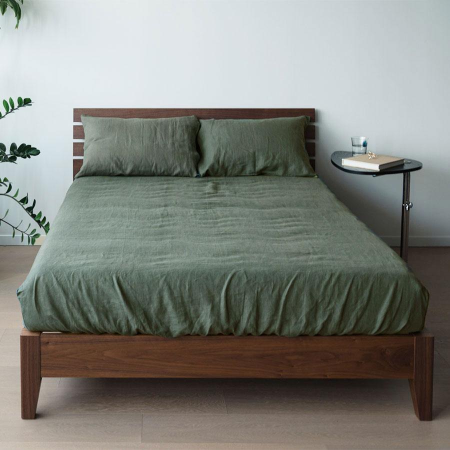 Quiet | WASH LINEN フィットシーツ FOREST｜【公式】ACTUS online｜家具・インテリア・雑貨の通販