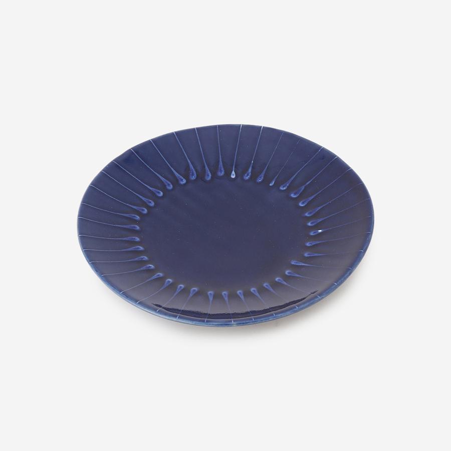 美濃文山窯 丸平皿 14cm ブルー｜【公式】ACTUS online｜家具