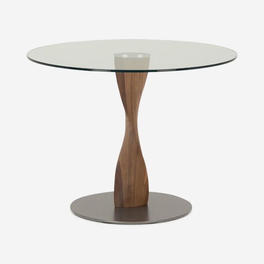 アクタス porada イタリア高級家具 丸テーブル ガラステーブル