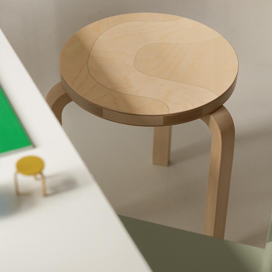 期間限定] Artek ＋ Marimekko | スツール 60 SEIREENI｜【公式】ACTUS