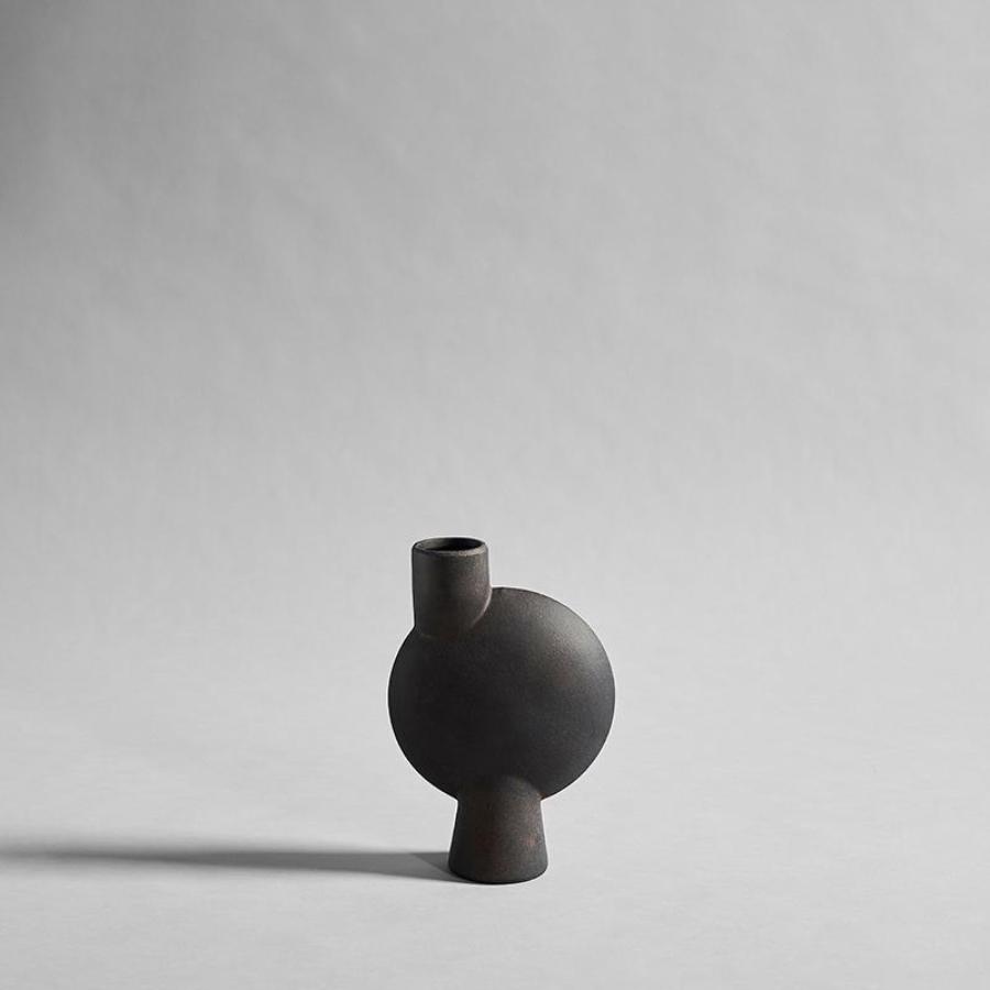 101 COPENHAGEN | Sphere Vase Bubl Medio Coffee｜【公式】ACTUS