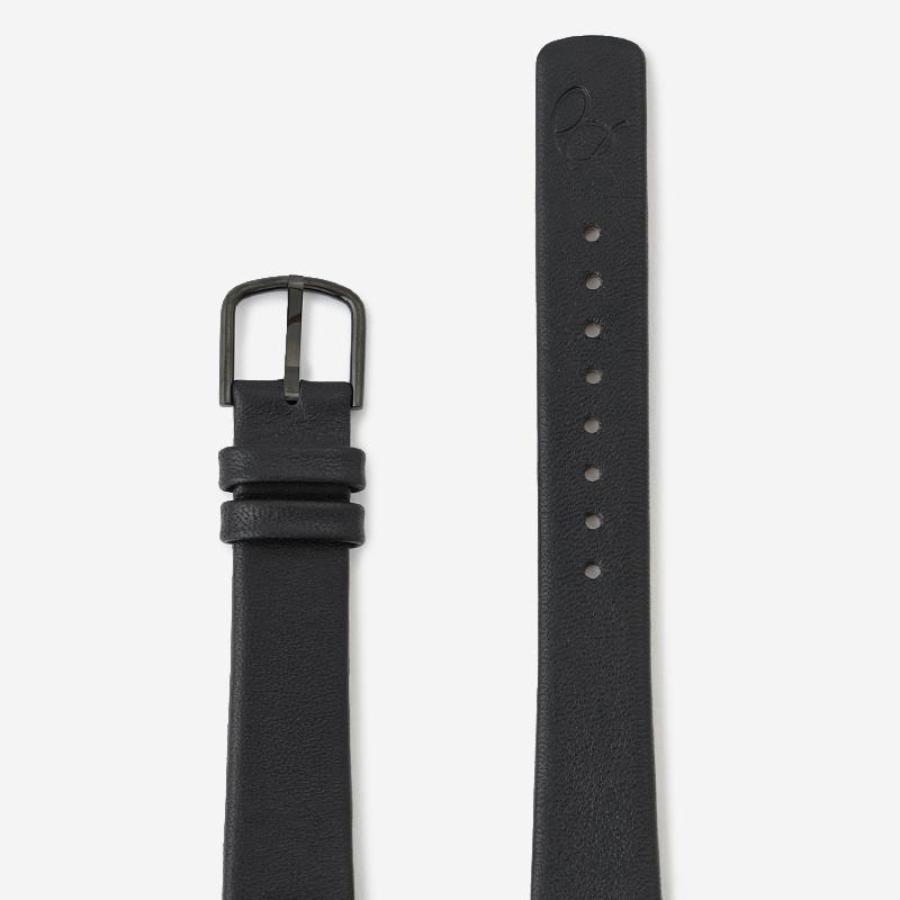 ARNE JACOBSEN Watch Leather Strap / Black × Black 34mm｜【公式