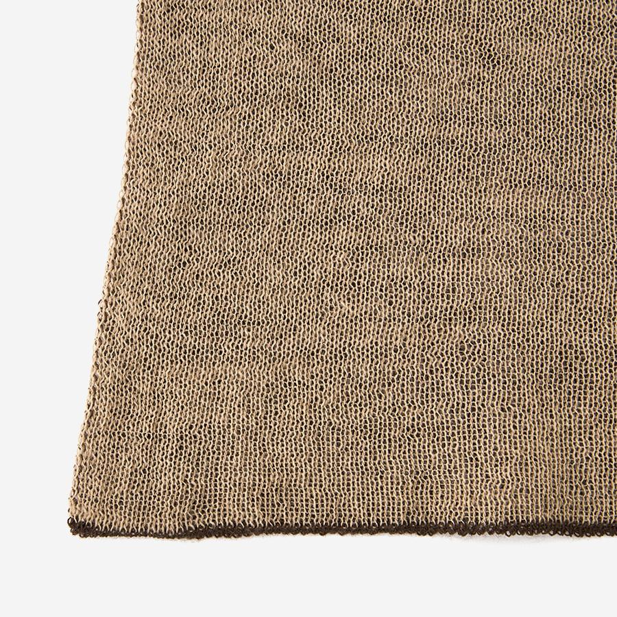 テンダーロイン COTTON STOLE 編込みコットンストール ブラウン テンダーロイン COTTON STOLE 編込みコットンストール ブラウン