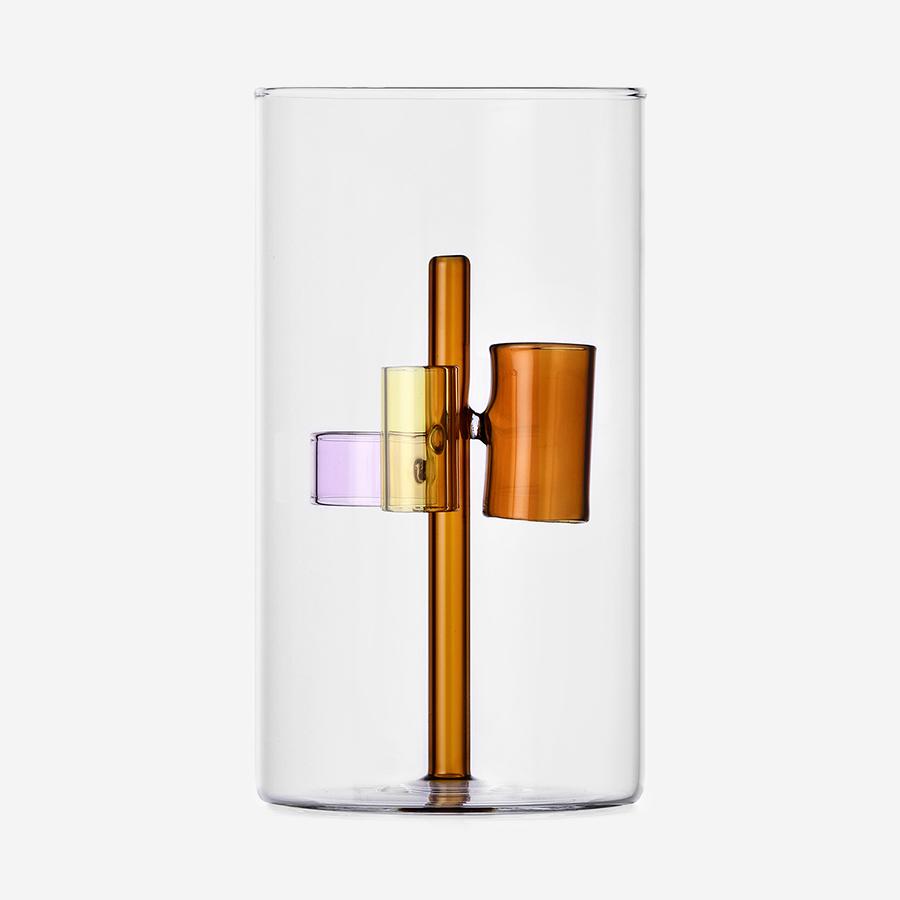 Ichendorf Milano | IRIS Flower vase Amber｜【公式】ACTUS