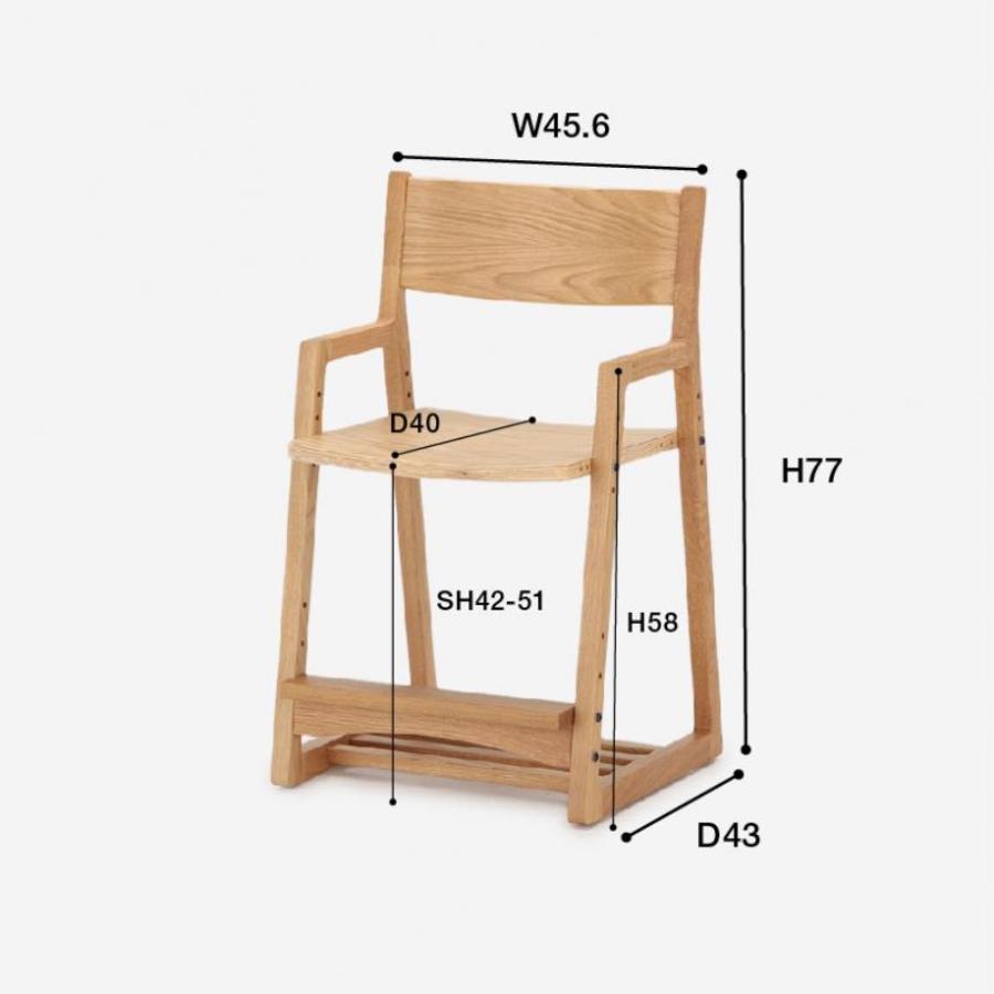 ACTUS アクタス　デスクチェア　F-chair オーク材 追加サービス付き使用期間はどれくらいでしょうか