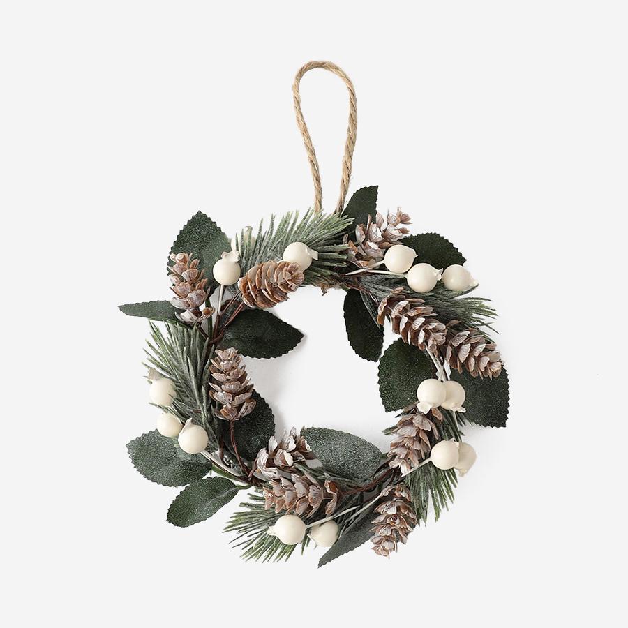 ナチュラルリース ホワイト グリーン ナチュラルリース R13cm ホワイト/グリーン｜【公式】ACTUS online