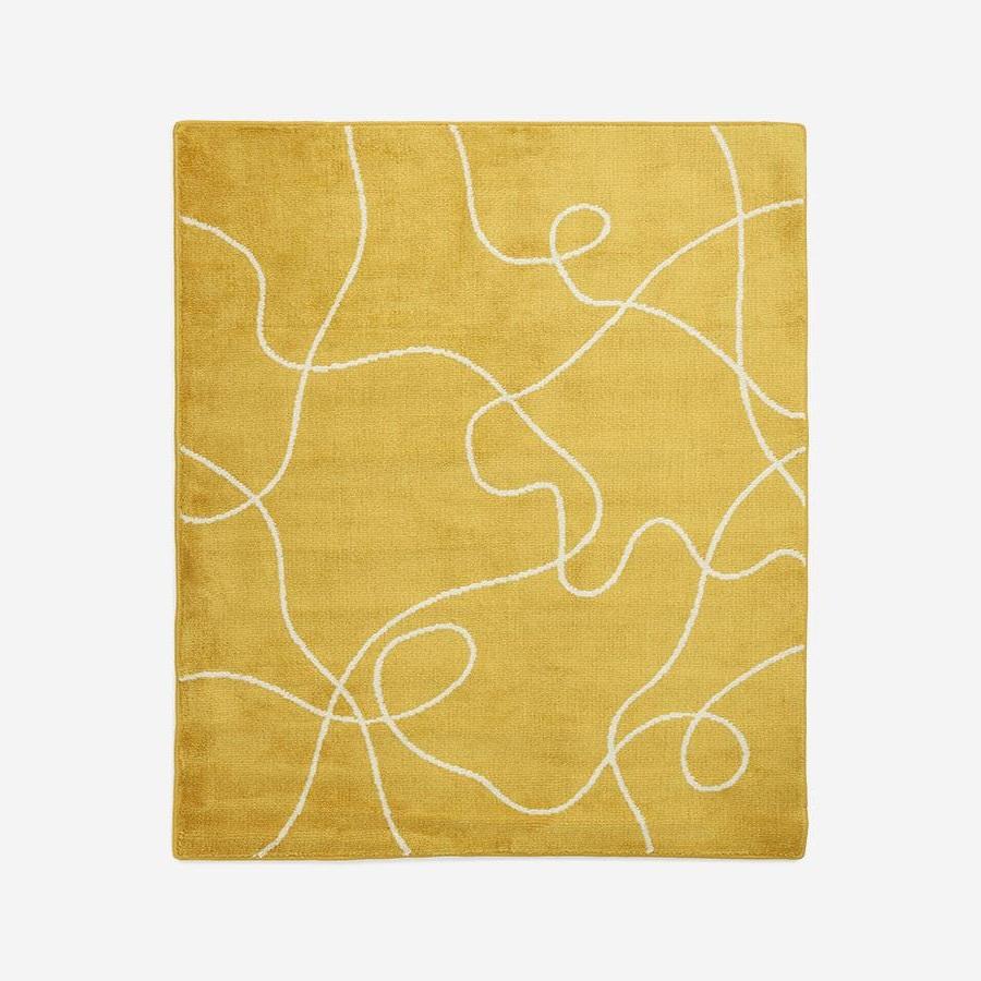 FITTEN ラグ 120 x 140cm イエロー｜【公式】ACTUS online｜家具