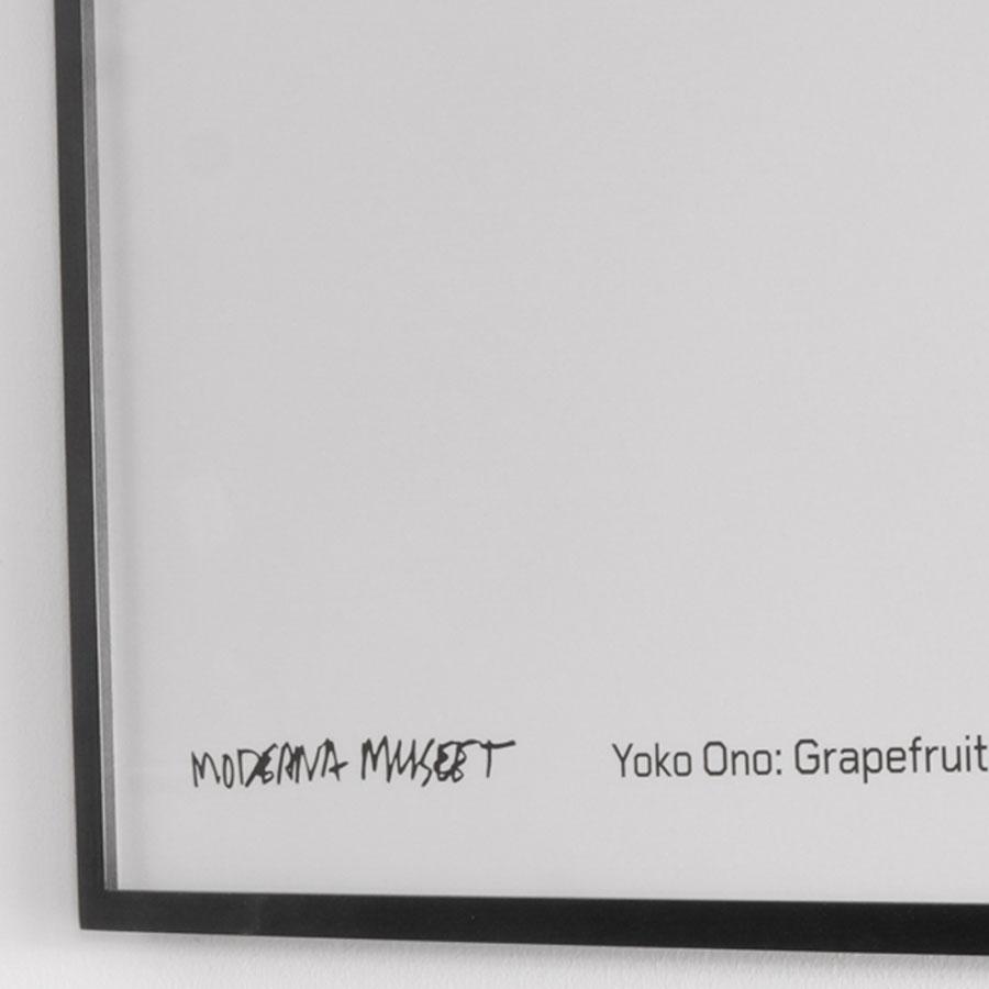 ポスター オノ ヨーコ Shadow Piece A new exhibition aims to bring