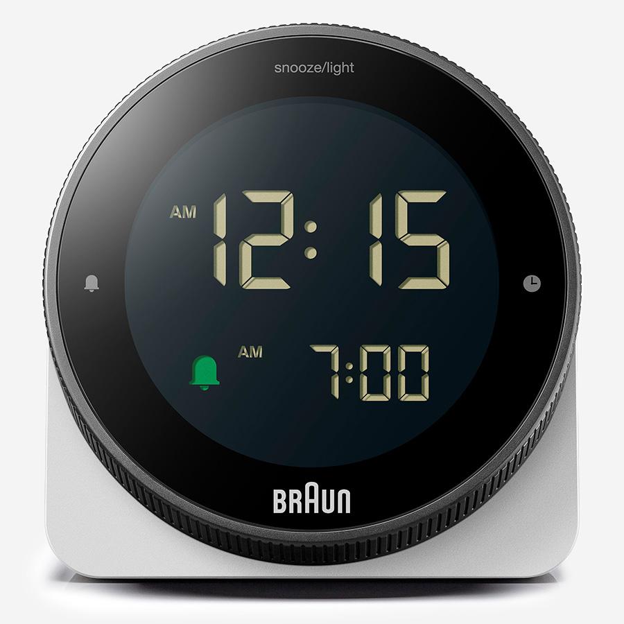 BRAUN | BC24W Digital Clock ホワイト｜【公式】ACTUS online｜家具