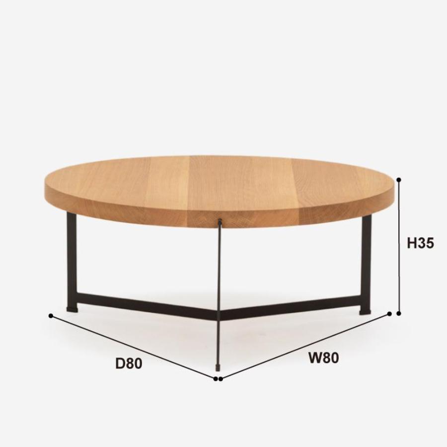 dk3 | PLATEAU リビングテーブル 直径80cm｜【公式】ACTUS