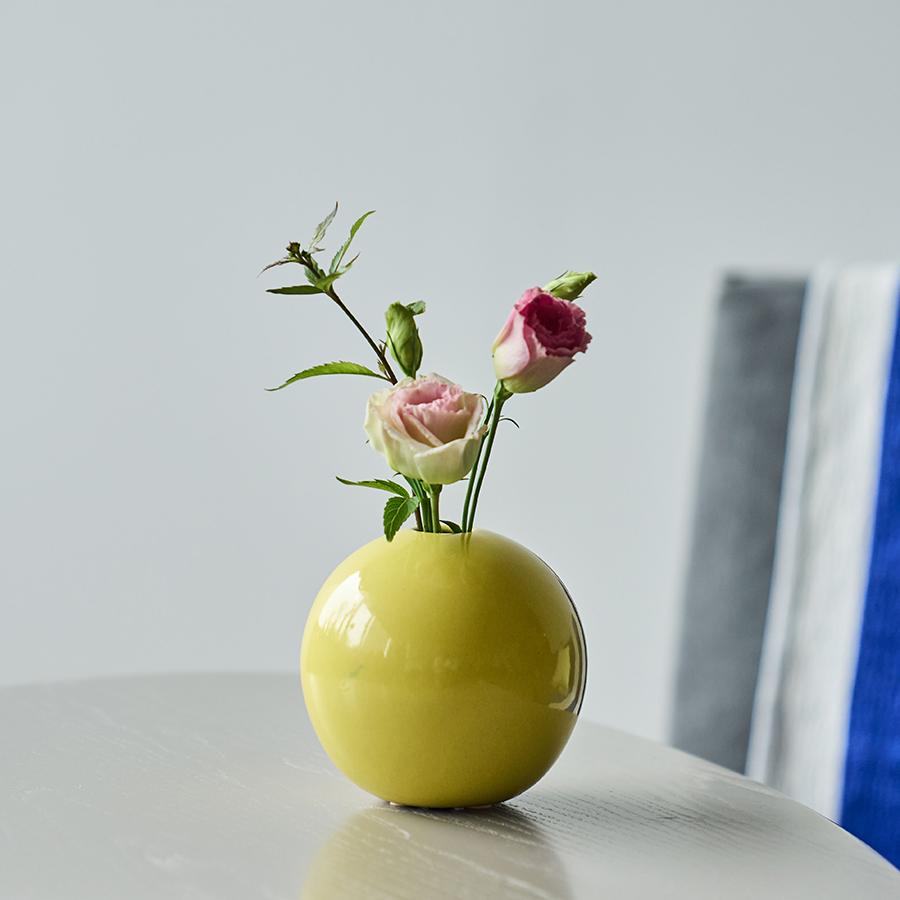 休日限定 SPHERE online｜家具 イエロー｜【公式】ACTUS フラワーベース 花瓶・フラワースタンド