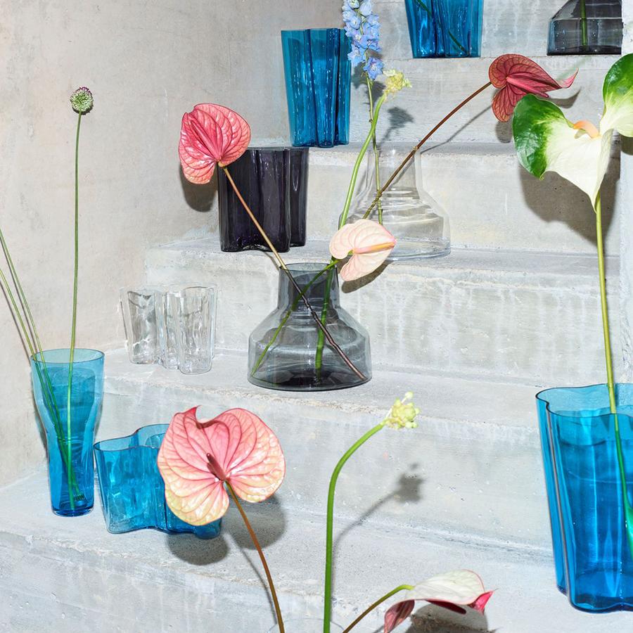 5421 ターコイズブルー　アアルトベース 95mm イッタラ 5421 ターコイズブルー アアルトベース 95mm イッタラ iittala 花瓶