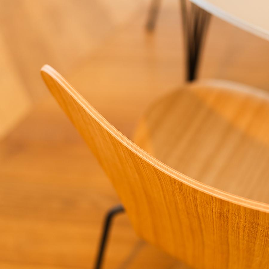 Fritz Hansen | 3107 セブンチェア Natural Wood クロームレッグ
