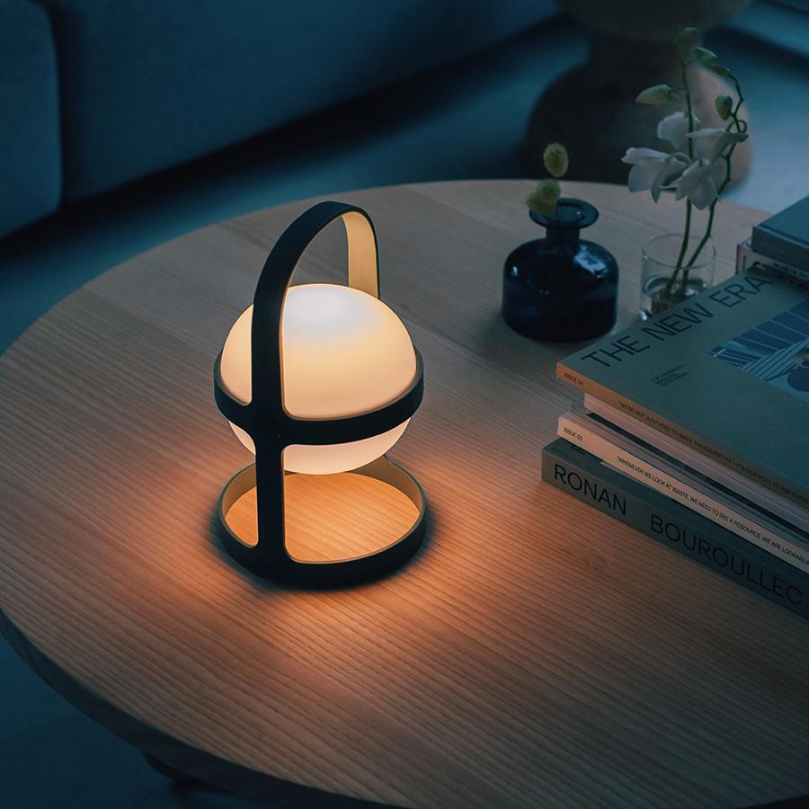 ライト・ランタン ROSENDAHL SOFT SPOT SOLAR BLACK H18.5cw Rosendahl Soft Spot Solar Lantern Rechargeable Lamp
