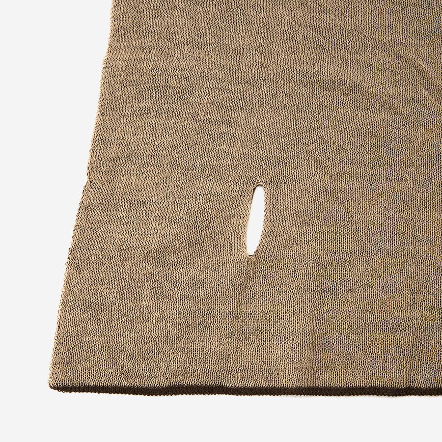 テンダーロイン COTTON STOLE 編込みコットンストール ブラウン townコットンガーゼストール | kapuwa